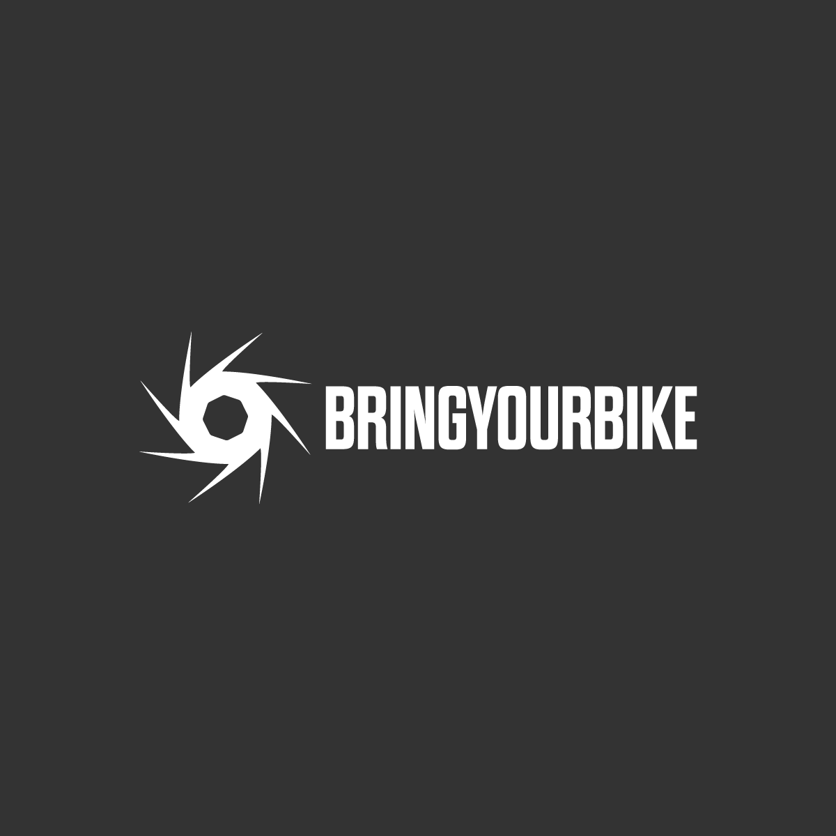 BringYourBike logotipo bianco